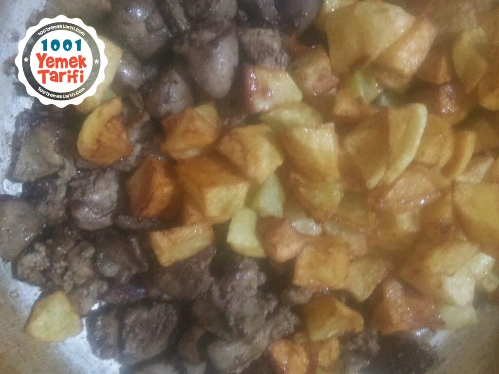 PATATESLI TAVUK CİĞERİ TARİFLERİ