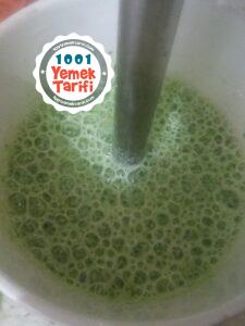 ıspanaklı kek yapımı