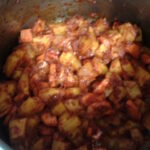 Tavuklu Bezelye Yemeği