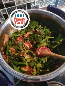 Pirinçli Ispanak Yemeği