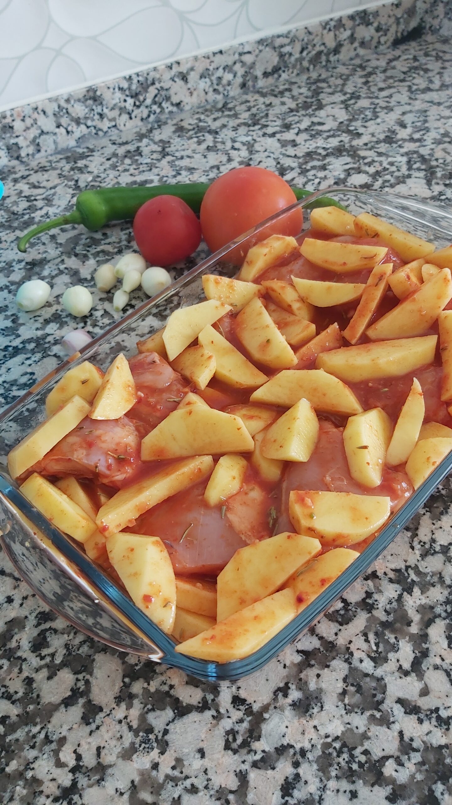 Fırında Patates Tavuk Tarifi