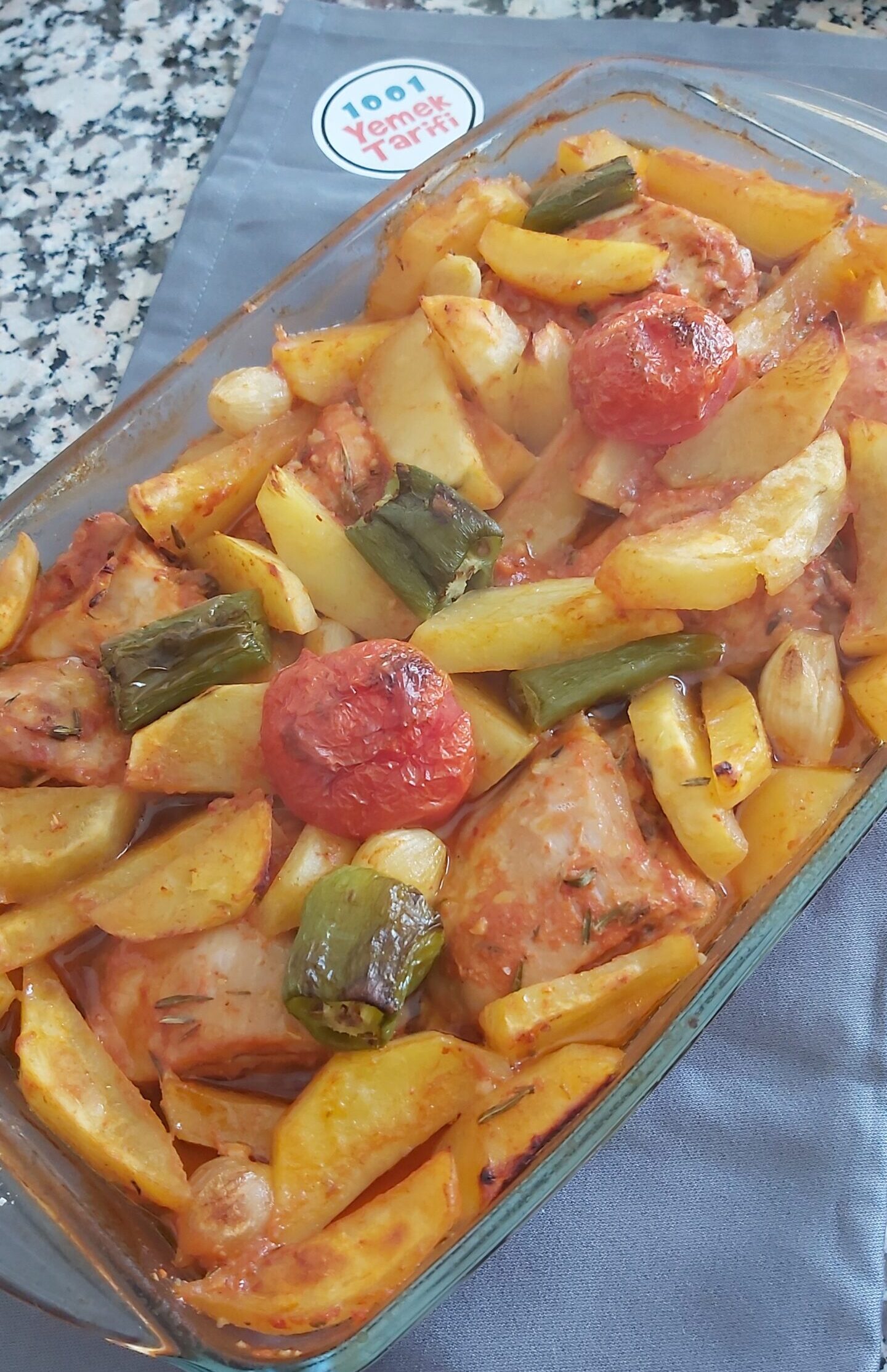 Fırında tavuk patates nasıl yapılır