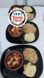 Güveçte Kaşarlı Köfte