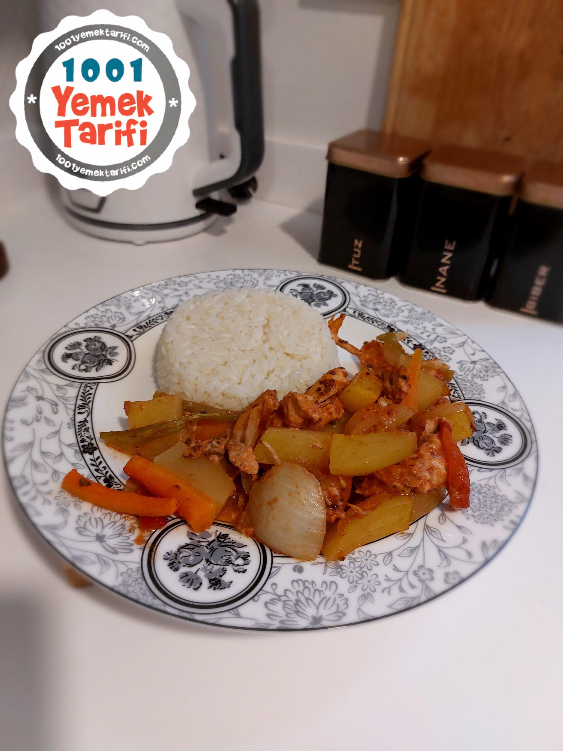 Fırında Sebzeli Tavuk Tarifi