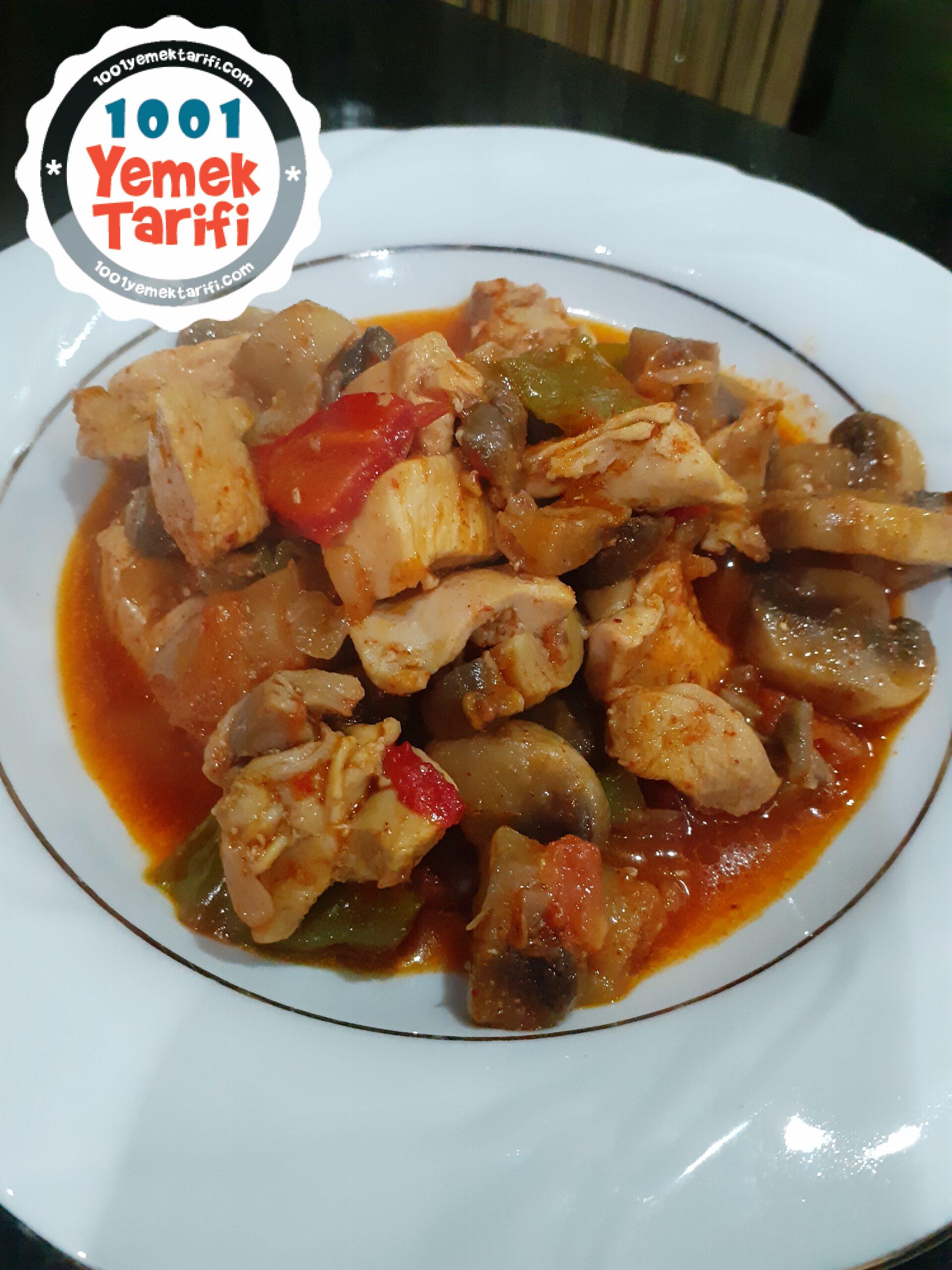 Tavuklu Mantar Sote Tarifi