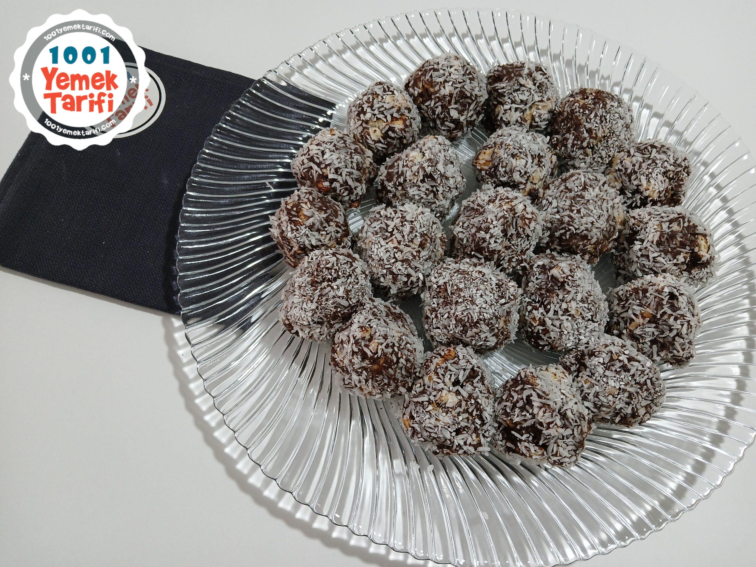 Bisküvili Çikolatalı Toplar