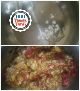 közde biber patlıcan kavurması