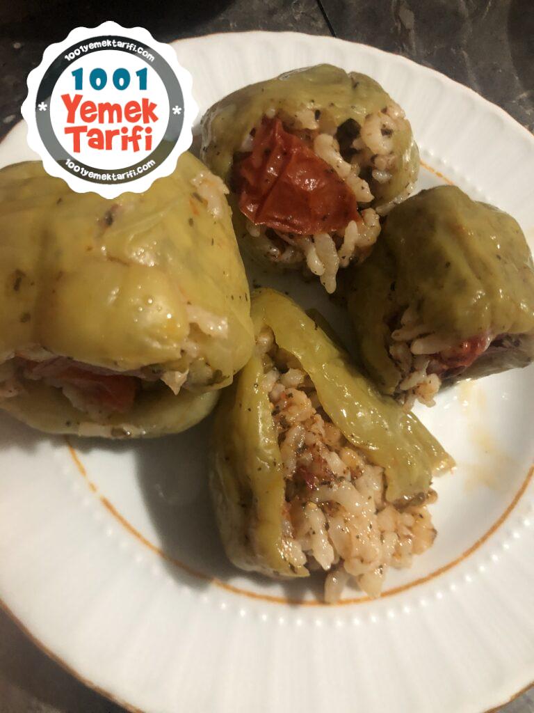 biber dolması Tarifi-nasıl yapılır-kaç kalori