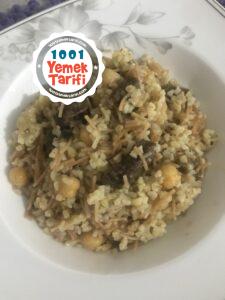Etli Nohutlu Bulgur Pilavı