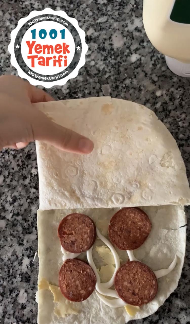 Kahvaltılık wrap tost