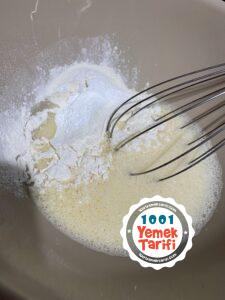 peynirli krep yapımı