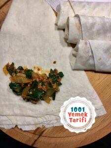 kıymalı börek tarifi-ıspanaklı börek nasıl yapılır-kaç kalori-kolay börek yapımı