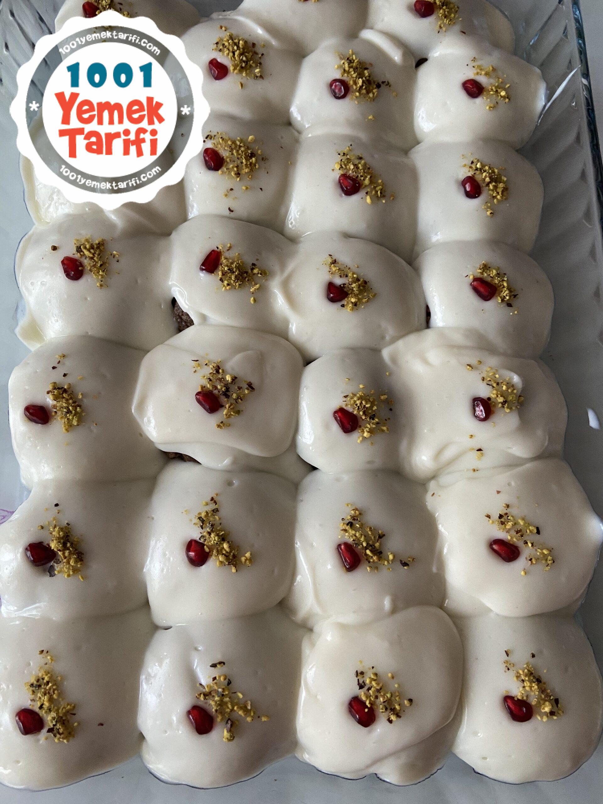 Muhallebili Islak Kurabiye Tatlısı