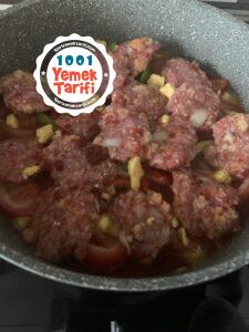 Biberli Köfte Yemeği