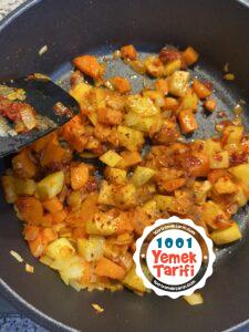 Zeytinyağlı Bezelye Tarifi-nasıl yapılır-kaç kalori-sulu yemek tarifleri