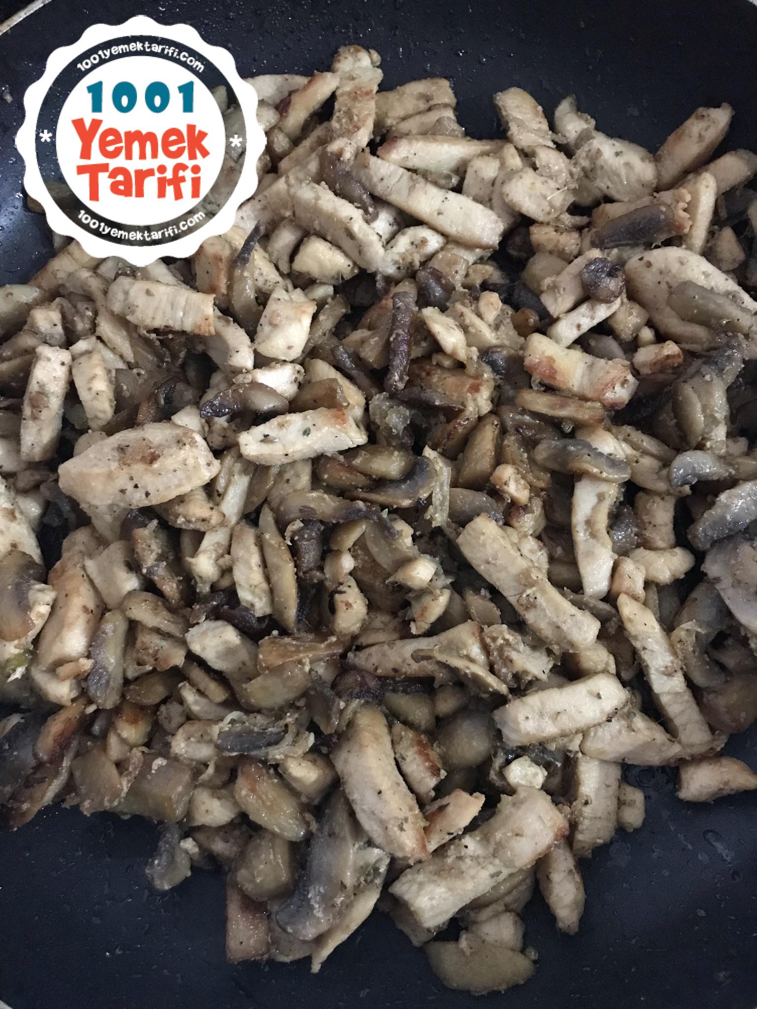 Mantarlı Tavuk Kavurma NASIL YAPILIR