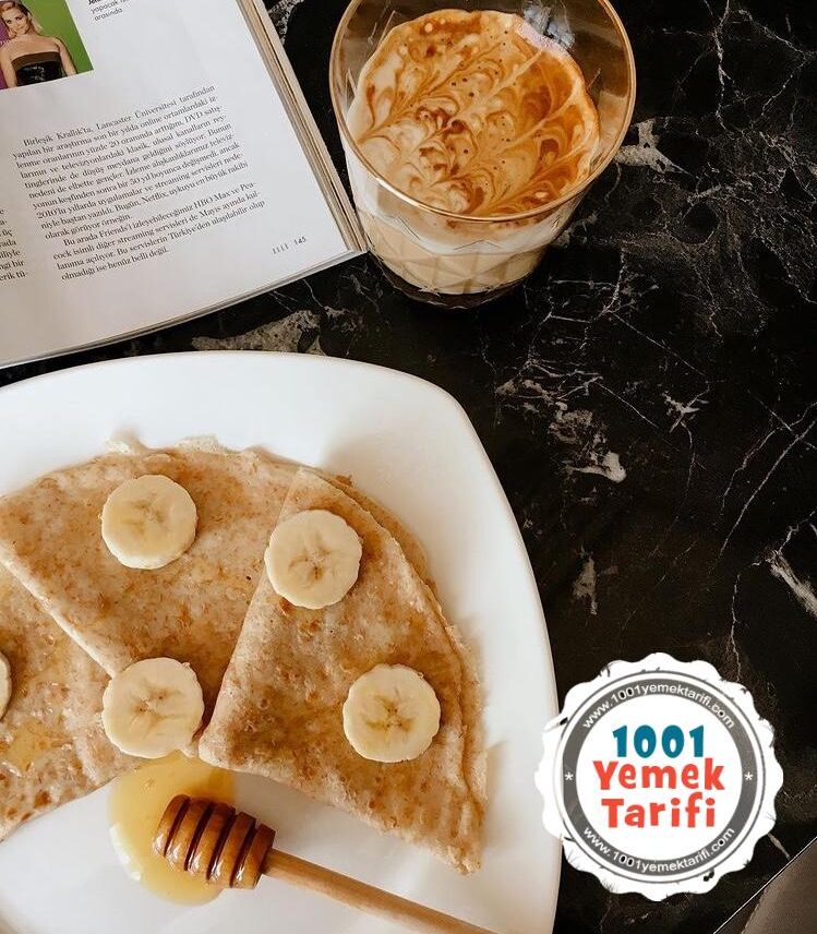 Tam Buğdaylı Krep Tarifi (nasıl yapılır-kaç kalori) diyet-fit krep yapımı