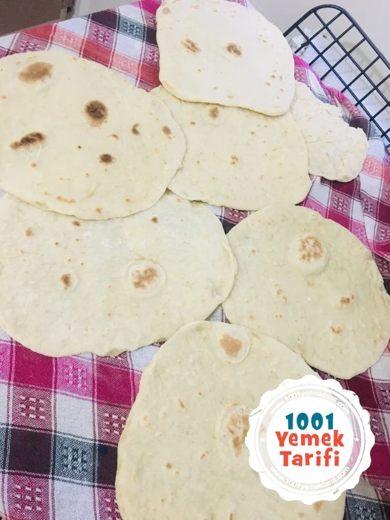Evde Mayalı Ekmek Tarifi-Lavaş Ekmeği-yapımı-kaç kalori-nasıl yapılır