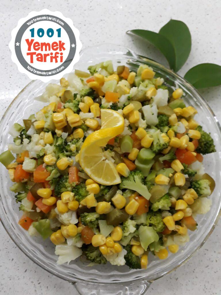 Brokoli-Karnabahar Salatası