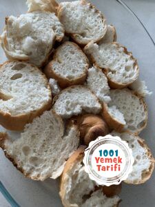 Bayat ekmekten kahvaltılık peynirli kek