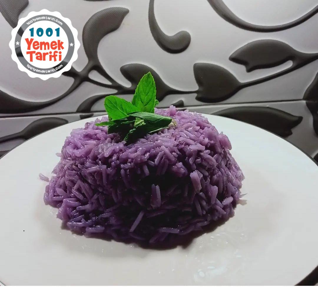 Mor Lahanalı Pilav Tarifi