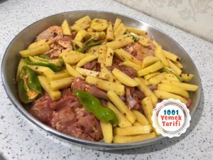 patatesli tavuk kızartması tarifi yapımı nasıl yapılır-kac kalori