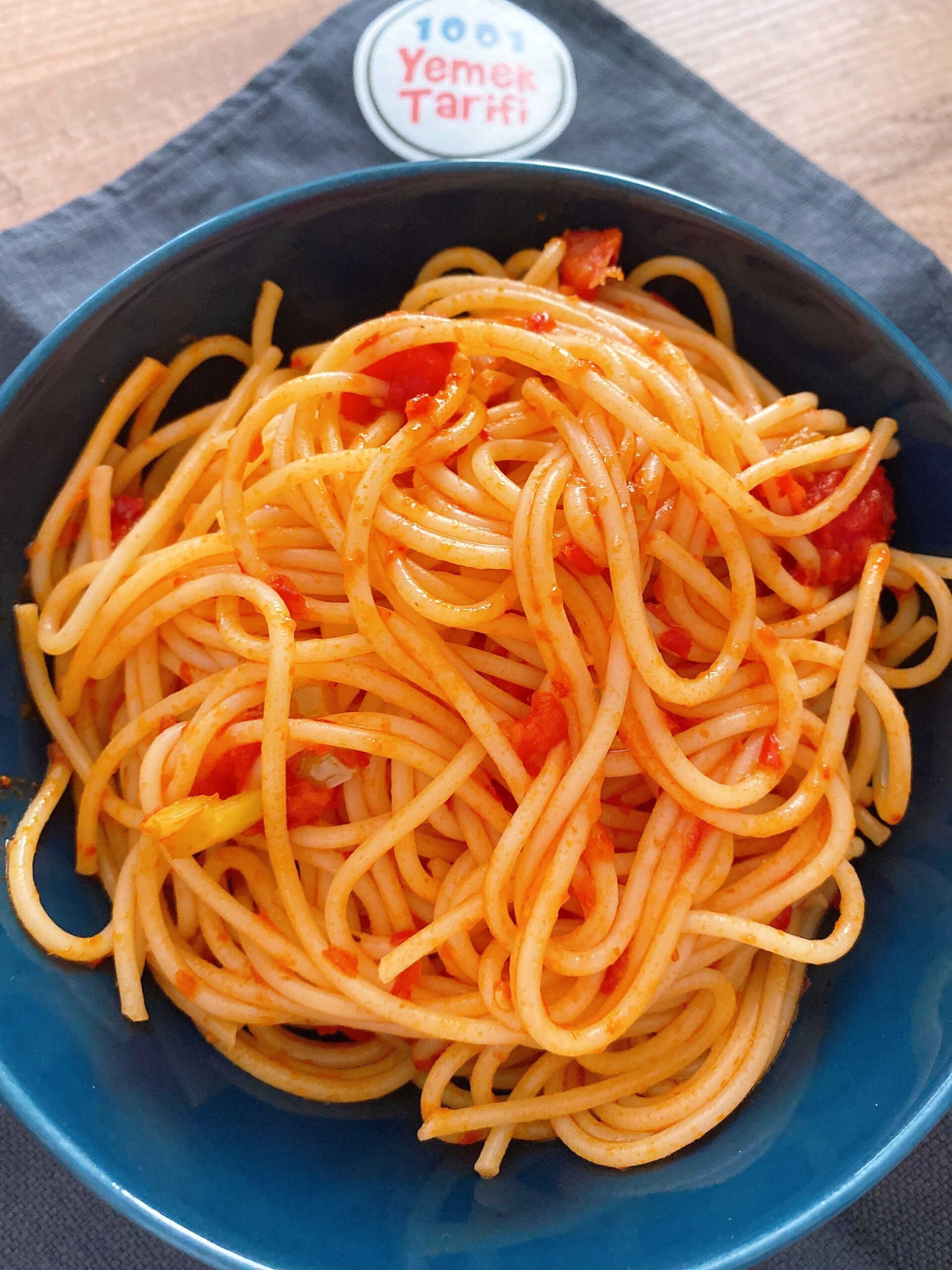 Domates Soslu Makarna