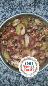 Fırında Tavuk Kanat ve Patates Tarifi