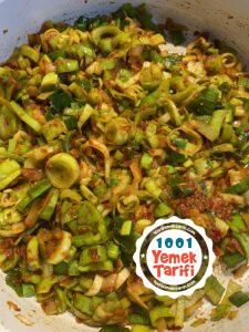 Pırasa kavurma tarifi