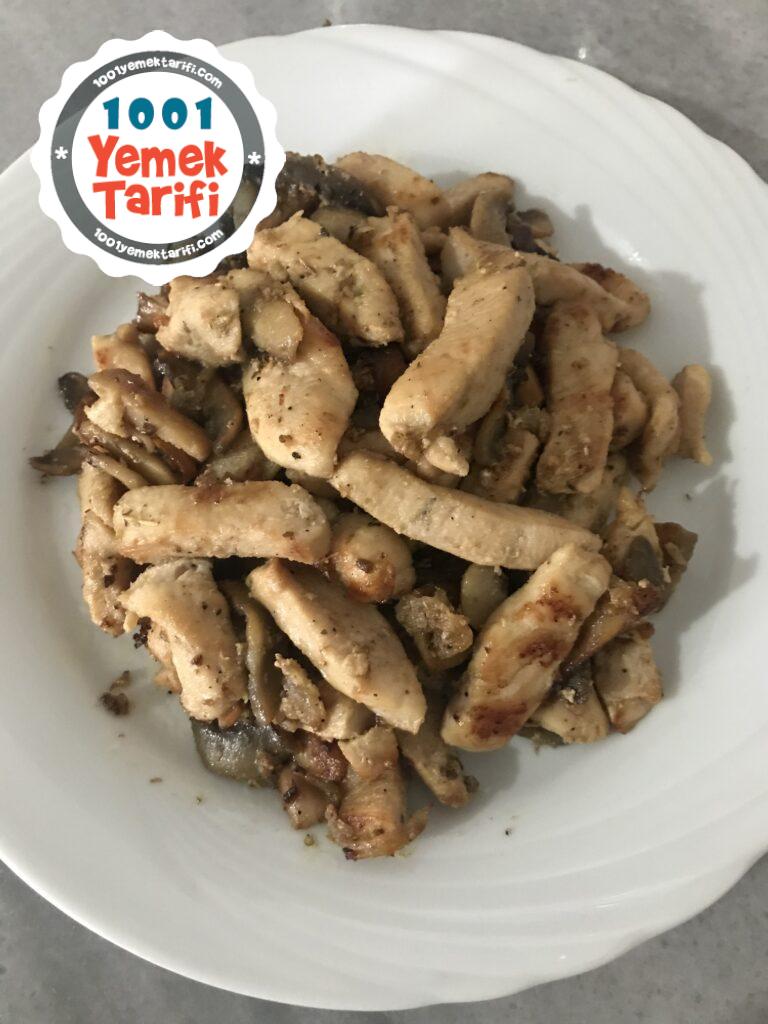 Mantarlı Tavuk Kavurma Tarifi