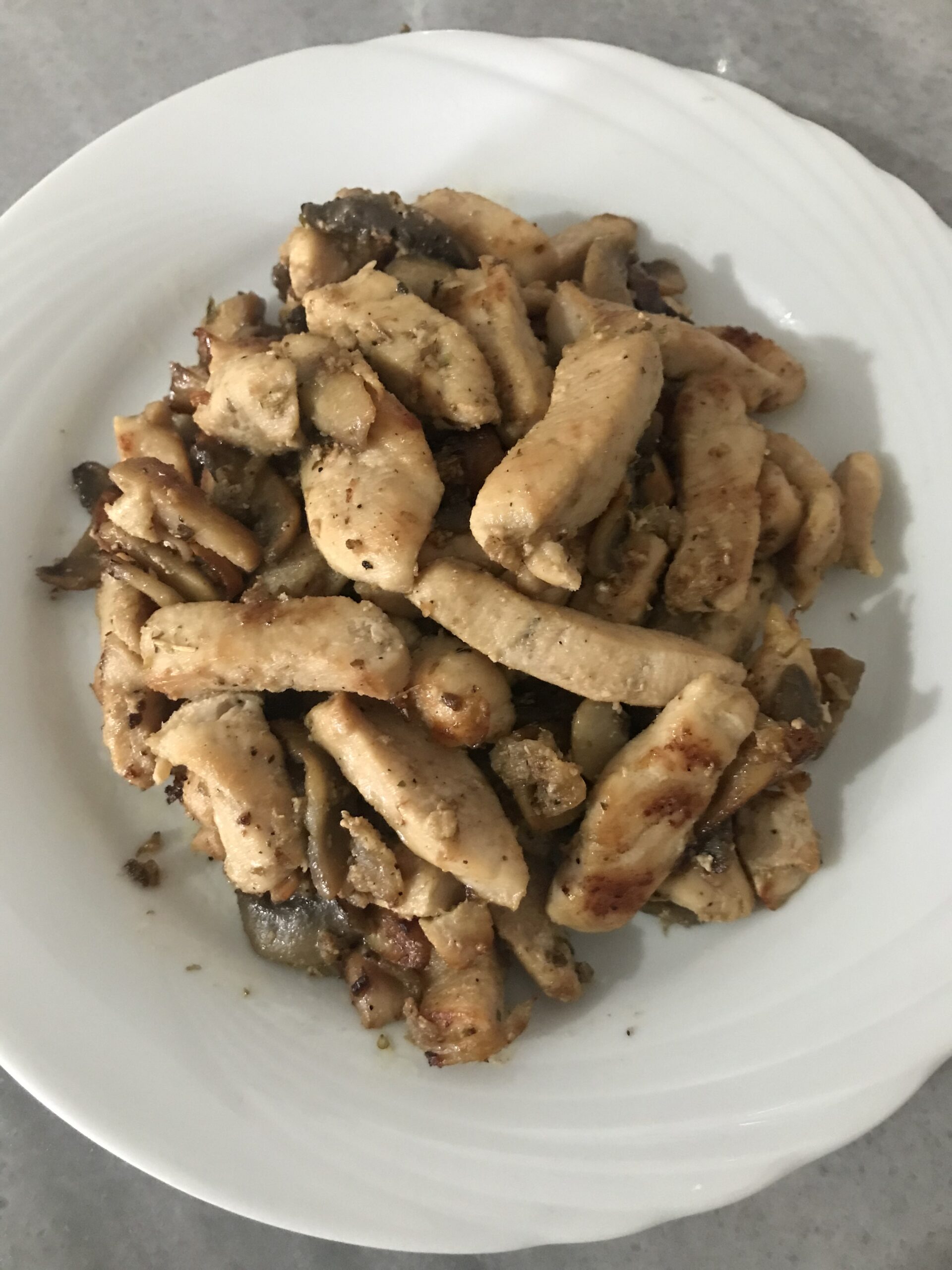 Mantarlı Tavuk Kavurma Tarifi