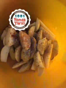 Fırında patatesli Izgara Tavuk Tarifi