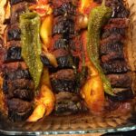Fırında Patlıcan Kebabı Tarifi-nasıl yapılır-kaç kalori
