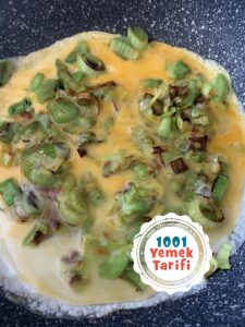 Pırasalı Diyet Omlet Tarifi (fit omlet) yapımı nasıl yapılır kaç kalori