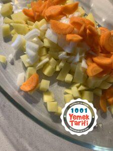 Havuçlu patatesli tuzlu kek