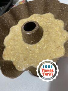 Elmalı ve Muzlu Şekersiz Kolay Kek