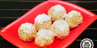 Biskuvili Bonbon Tarifi-Kakaolu-findikli-ve Hindistancevizli Bonbon Toplari Yapimi-1001yemektarifi