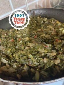 Pazı Kavurması Tarifi (Mancar Otu) nasıl yapılır