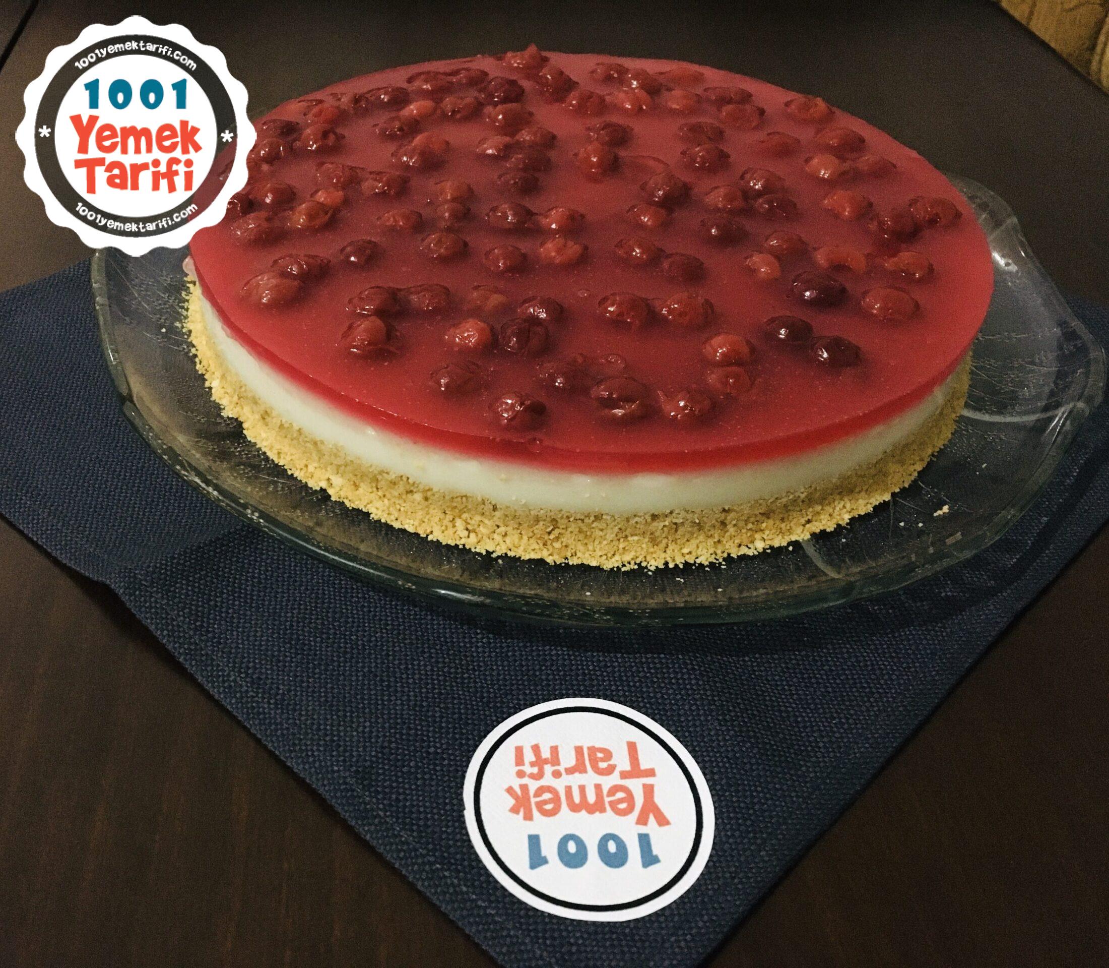 Vişneli Yalancı Cheesecake nasıl yapılır