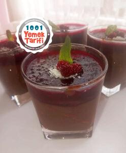 Çikolatalı Böğürtlenli Kup