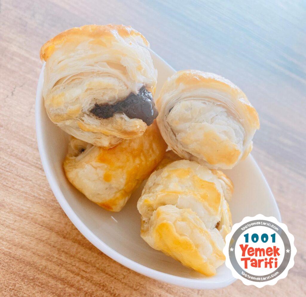 Çikolatalı milföy topları