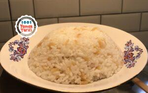 📸Fotoğraflı ✅Tam Kıvamında: Şehriyeli Pirinç Pilavı Tarifi