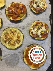 Patlıcanla diyet pizza tarifi