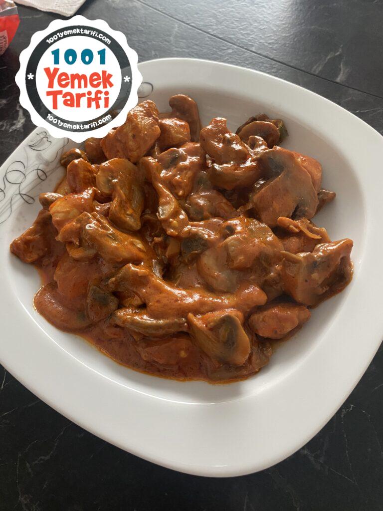 Mantarlı Tavuk Sote Tarifi