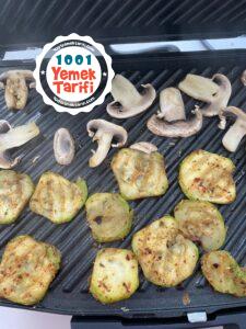 Izgara Sebze Salatası yapımı