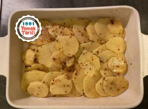 Fırında Patatesli Kanat Yemeği