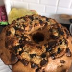 çikolata parçacıklı vanilyalı kek