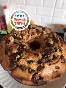 çikolata parçacıklı vanilyalı kek