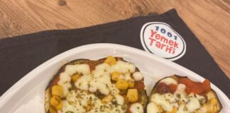 Patlıcanla diyet pizza tarifi