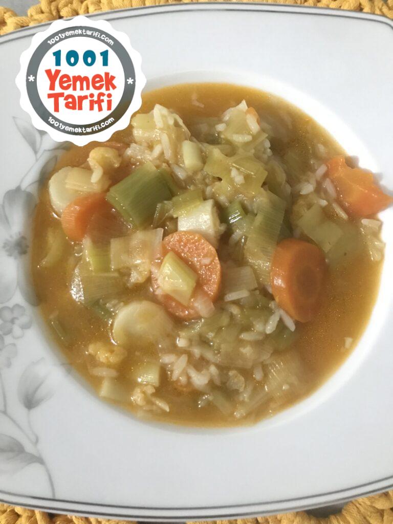 Pirinçli Pırasa Tarifi